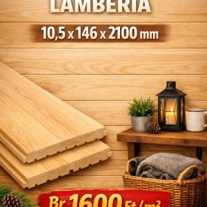10,5 x 146 x 2100 mm Br. 1600 Ft/m2